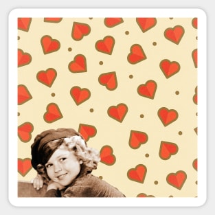 Shirley Temple With Cap Sticker